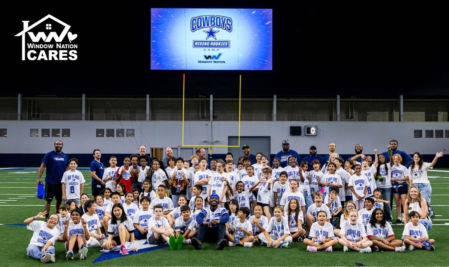 Window Nation Teams Up with Dallas Cowboys to Inspire Young Athletes