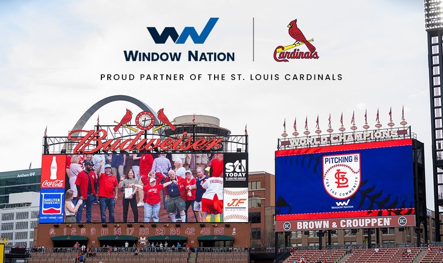Window Nation and the St. Louis Cardinals Celebrate Those Pitching in for Their Community